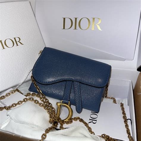 saddle nano pouch dior price|dior leather saddle bag.